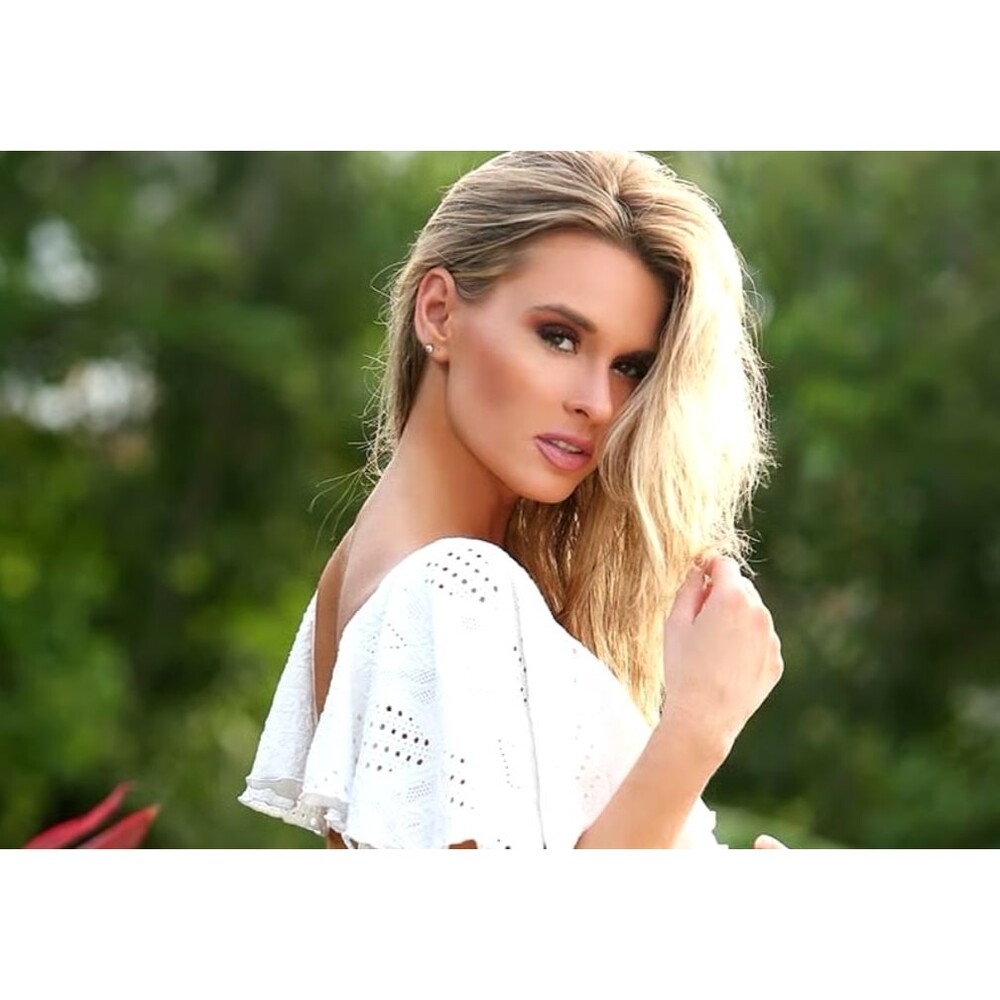 New S Bikini Mia Ruffle Sleeve Crop Top Skimpy or Full Bottom Lined Padded $188 - Picture 2 of 12
